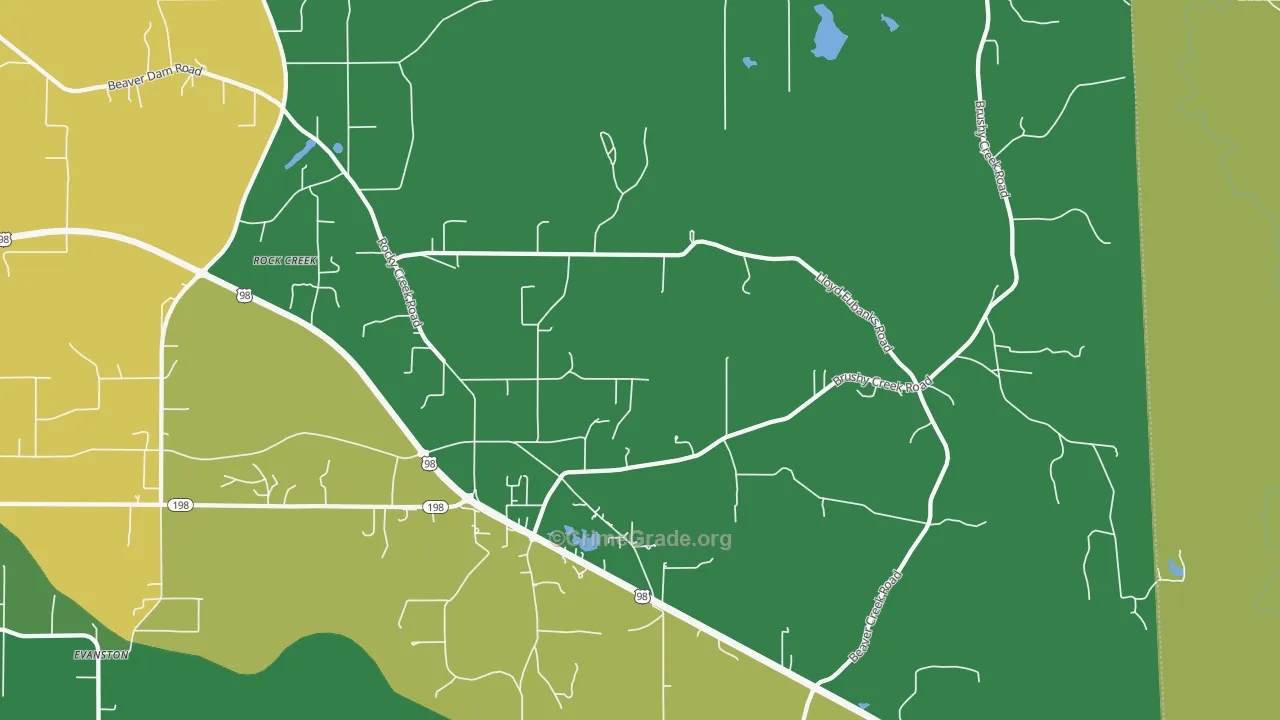 Shipman, MS Map of Robbery Rates