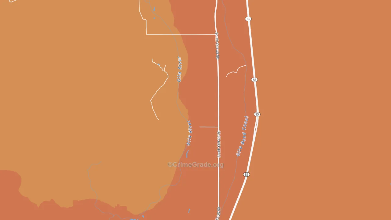 Sil Murk, AZ Map of Robbery Rates