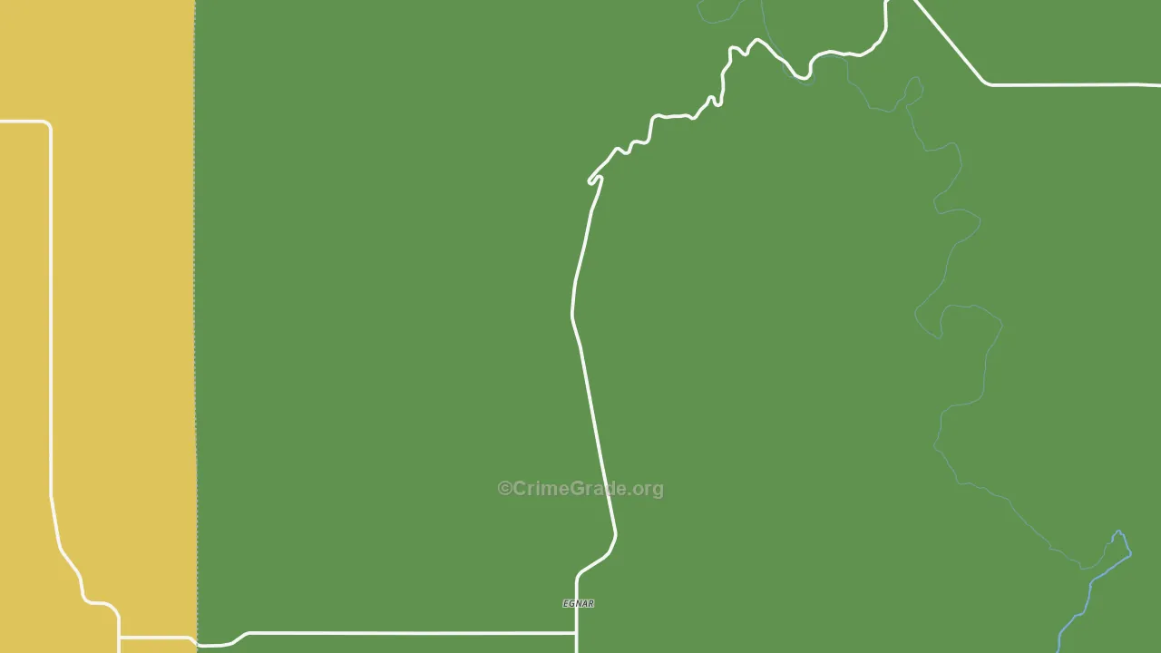 Slick Rock, CO Map of Robbery Rates