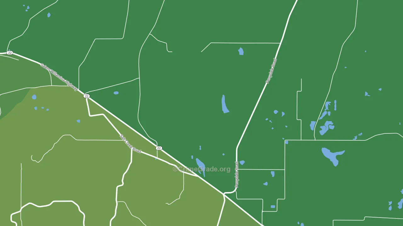 Smithfield, OR Map of Robbery Rates