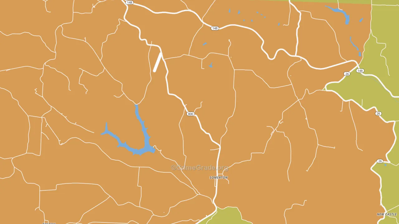 Somerton, OH Map of Robbery Rates