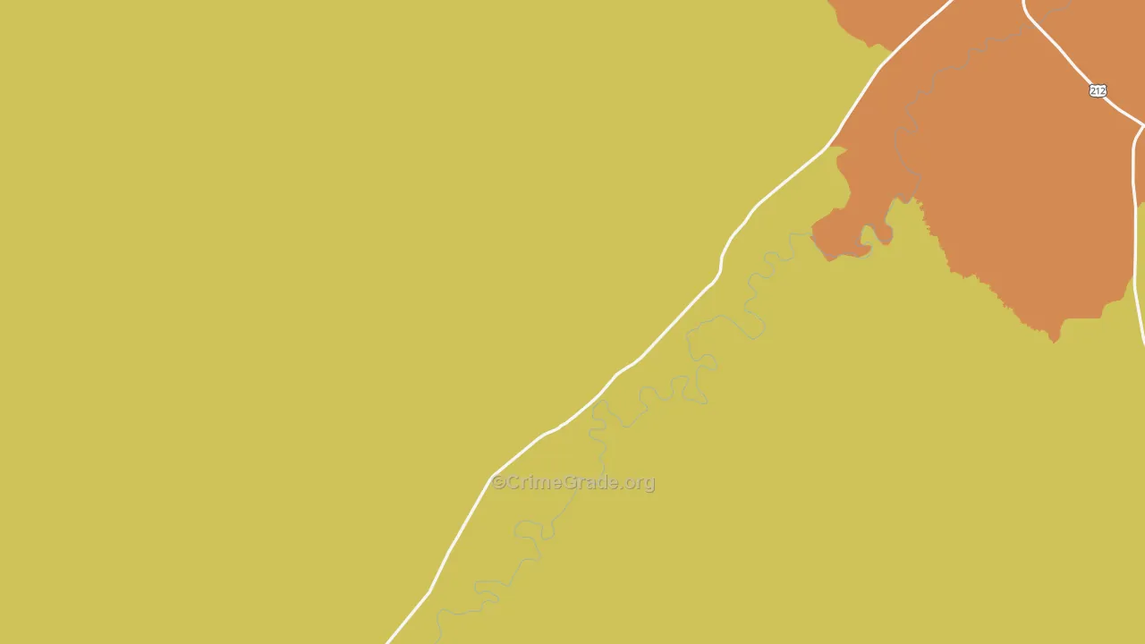 Sonnette, MT Map of Robbery Rates