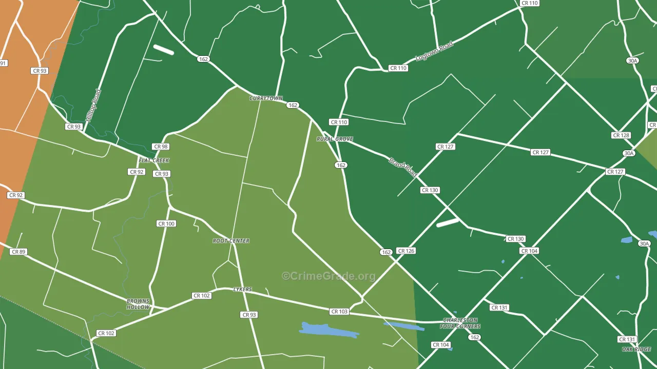 Sprakers, NY Map of Robbery Rates