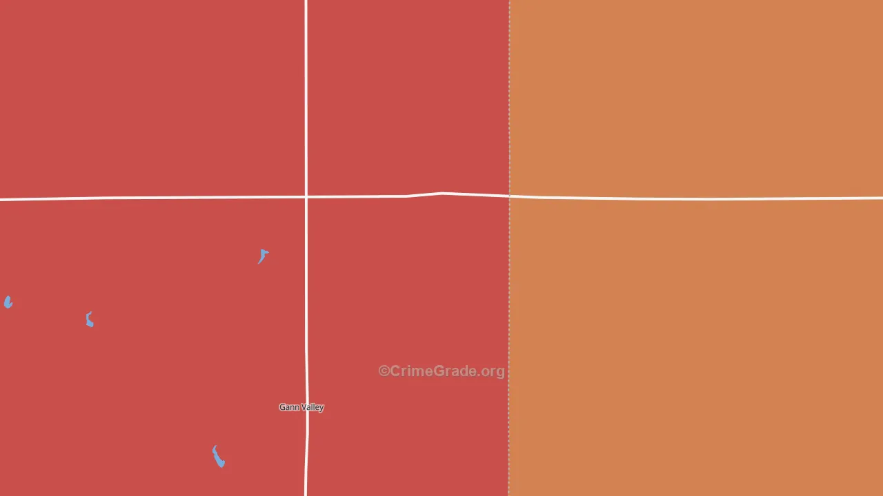 Spring Valley Colony, SD Map of Robbery Rates