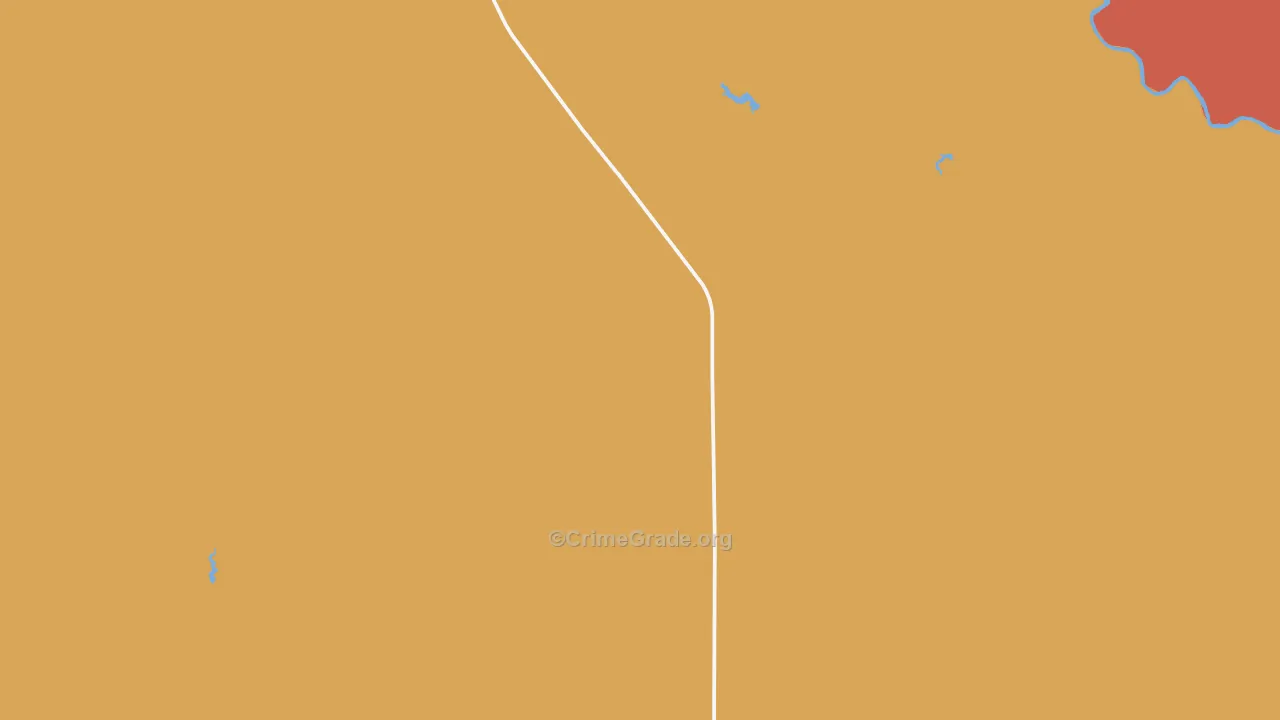 Square Butte, MT Map of Robbery Rates