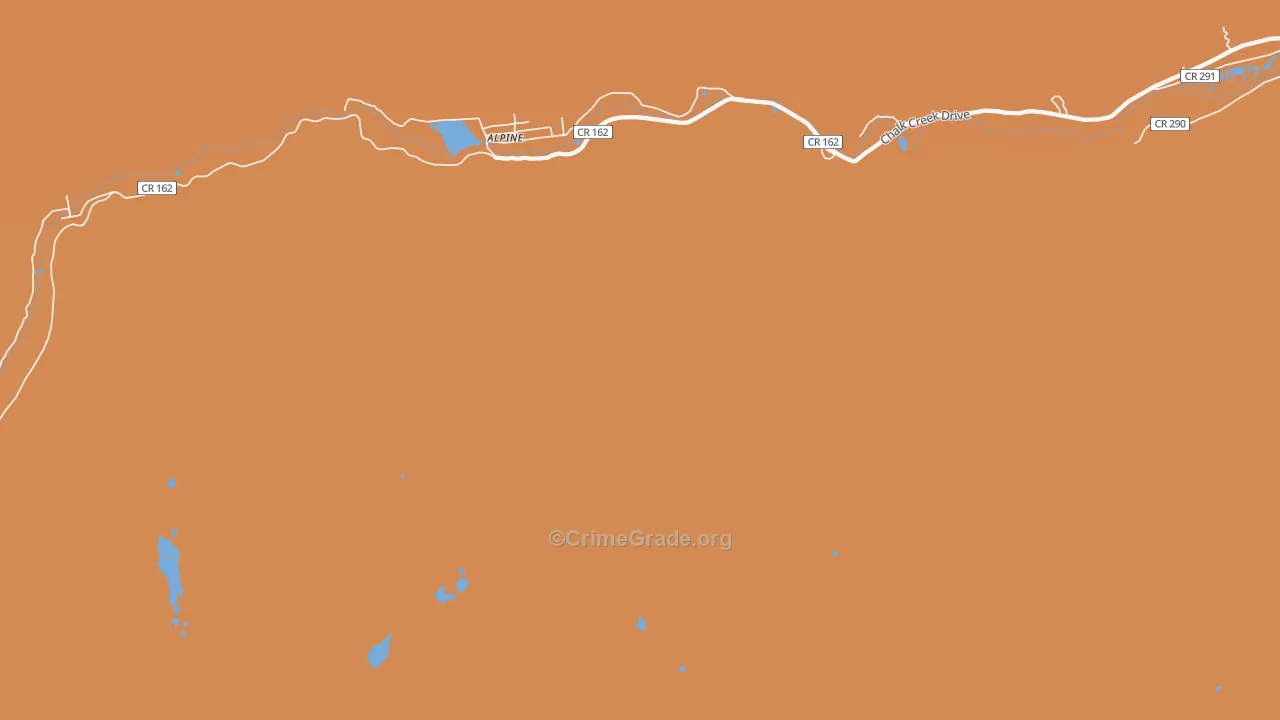 St. Elmo, CO Map of Robbery Rates