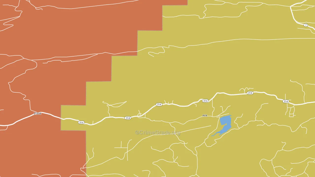 Steve, AR Map of Robbery Rates