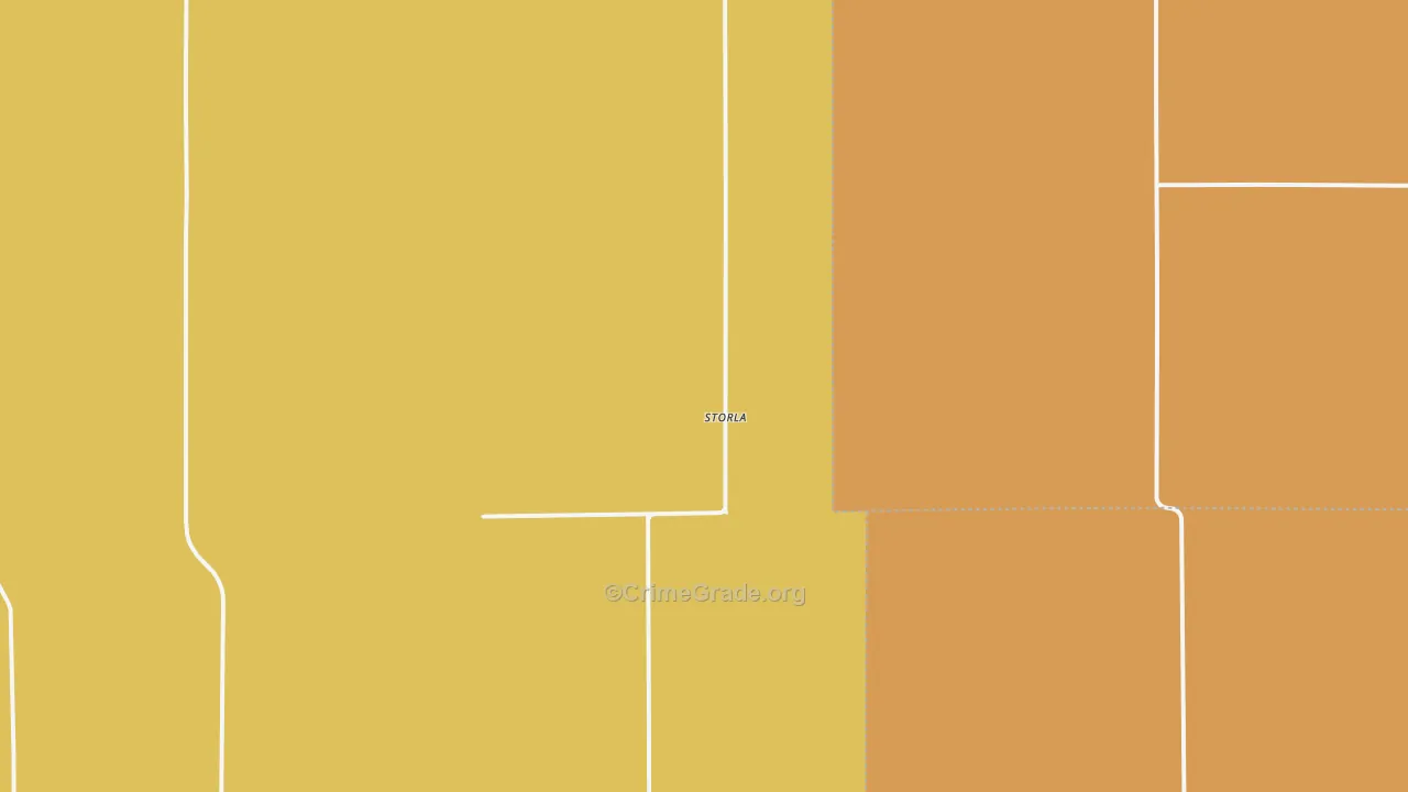 Storla, SD Map of Robbery Rates