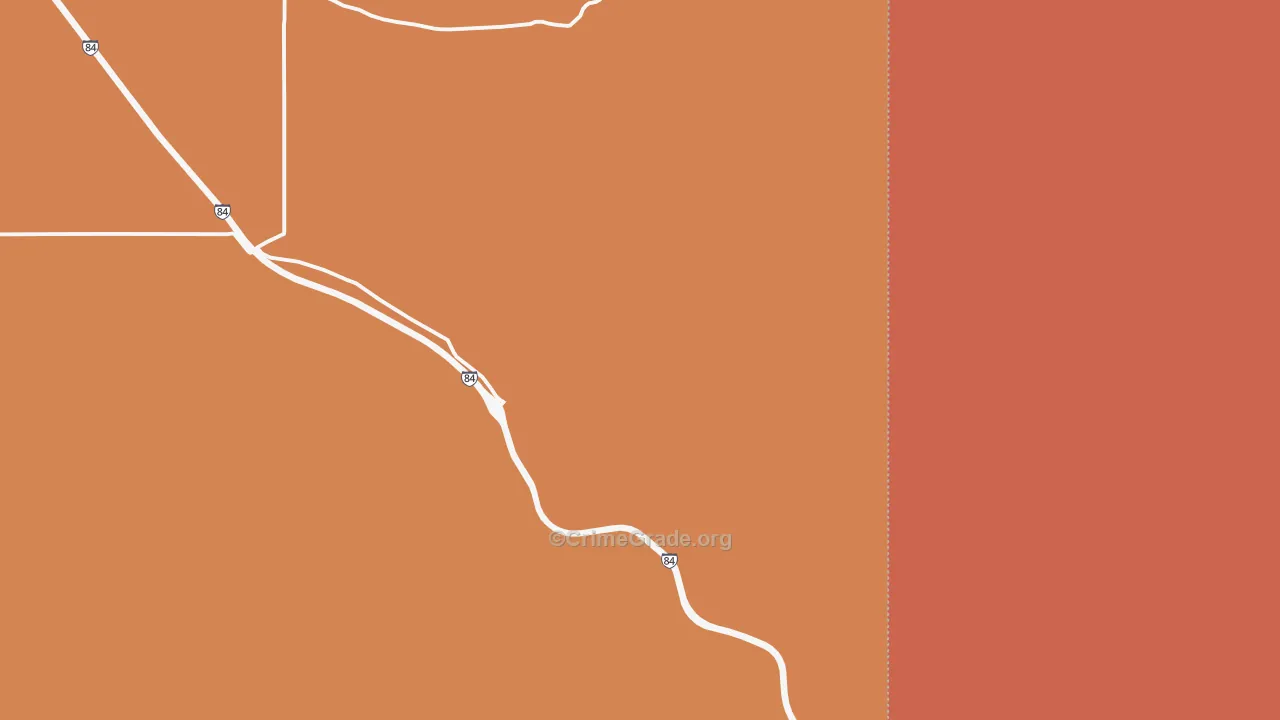 Sublett, ID Map of Robbery Rates