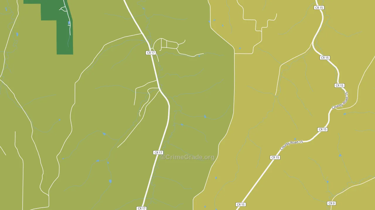 Sugarloaf, MN Map of Robbery Rates