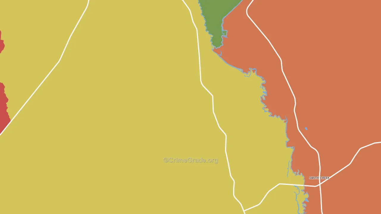 Sumatra, FL Map of Robbery Rates