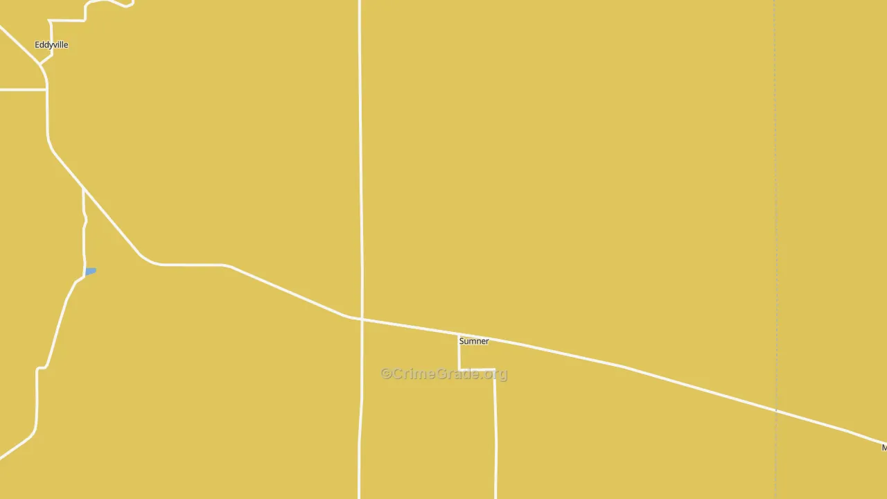 Sumner, NE Map of Robbery Rates