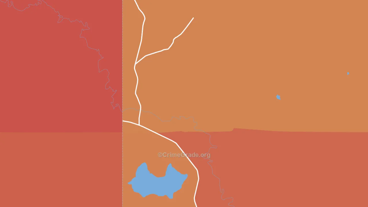 Sunrise, AZ Map of Robbery Rates