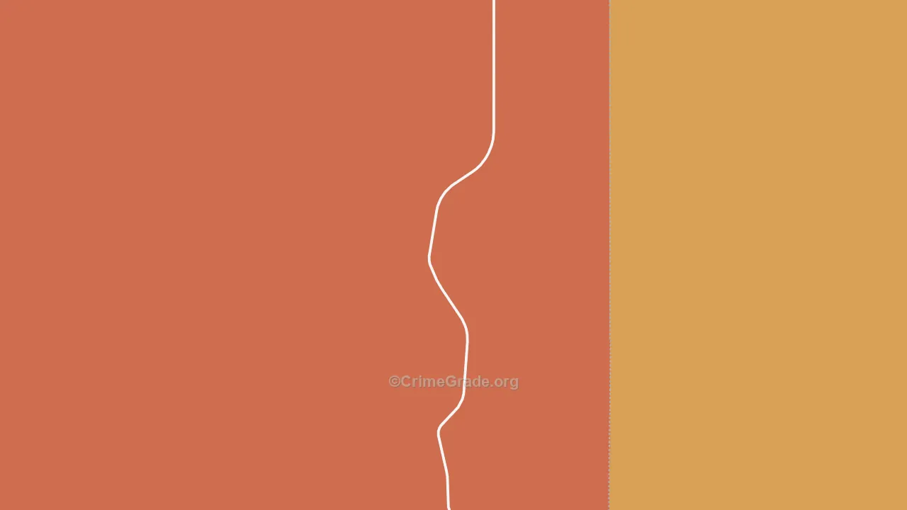 Sunrise, WY Map of Robbery Rates