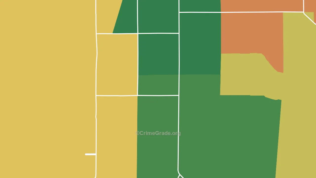 Sunshine, NM Map of Robbery Rates