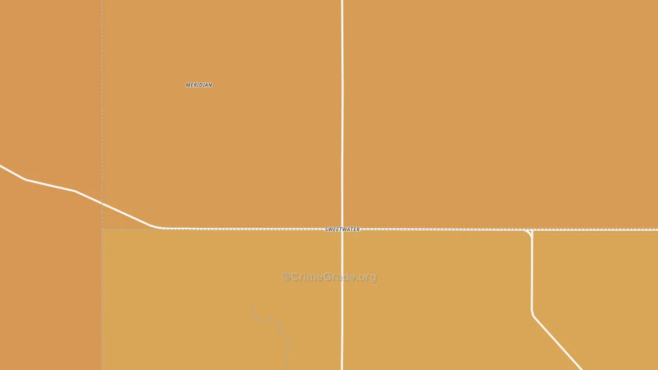 Sweetwater, OK Map of Robbery Rates
