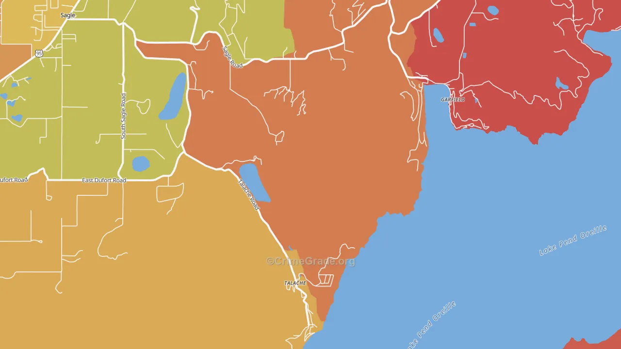 Talache, ID Map of Robbery Rates