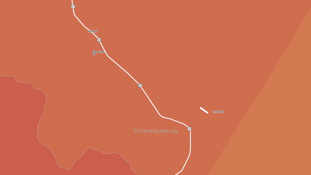 Tensed, ID Map of Robbery Rates