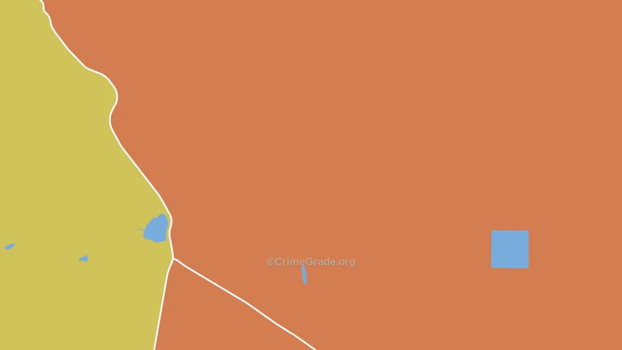 Termo, CA Map of Robbery Rates