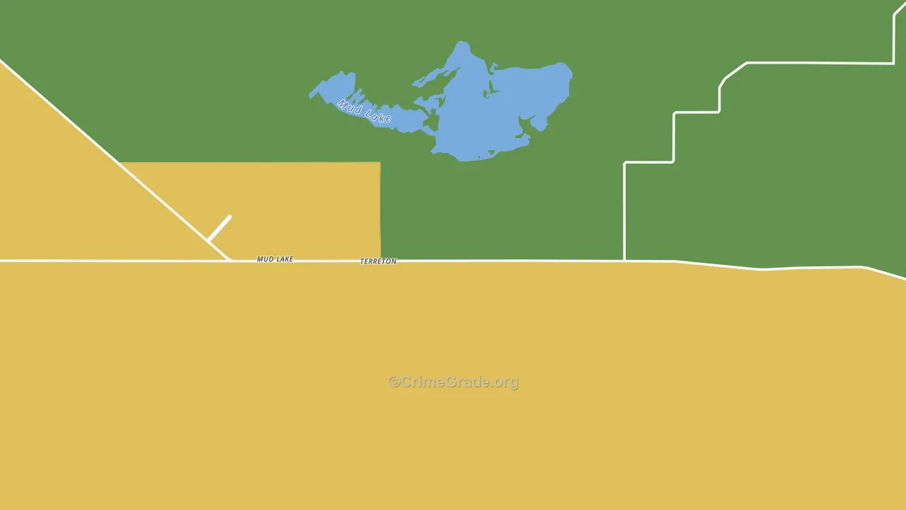 Terreton, ID Map of Robbery Rates