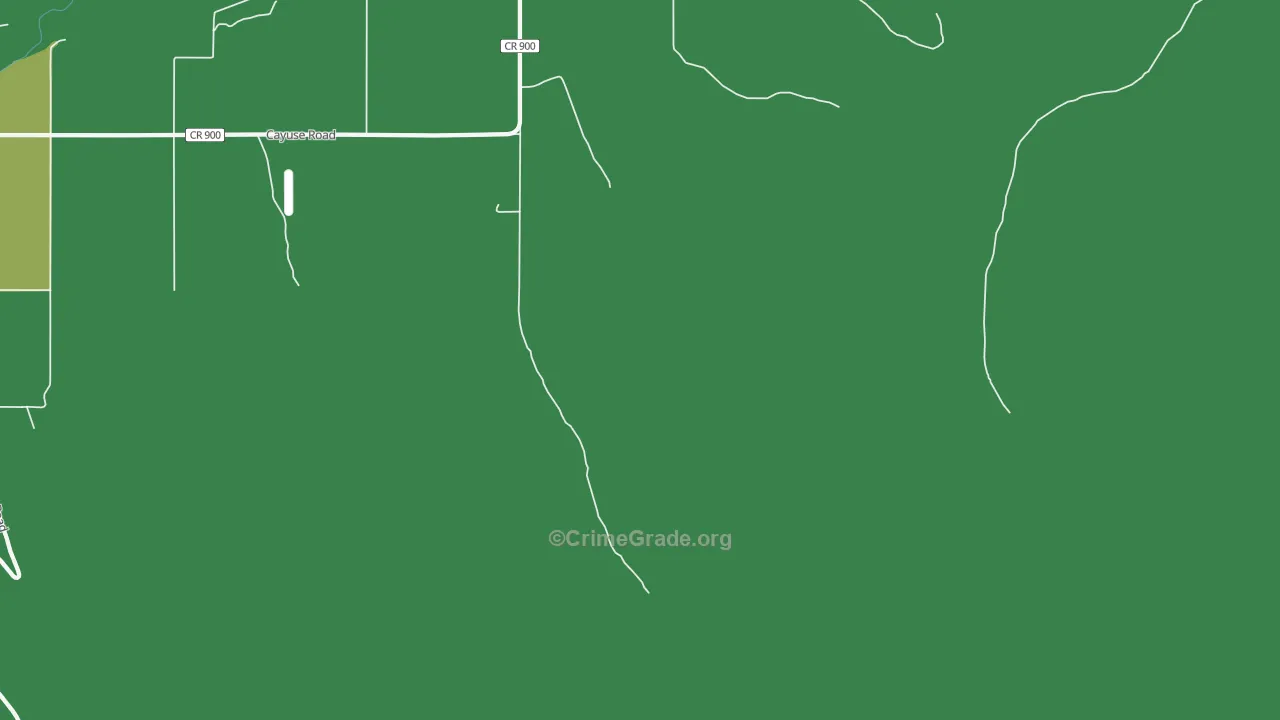 Thorn Hollow, OR Map of Robbery Rates
