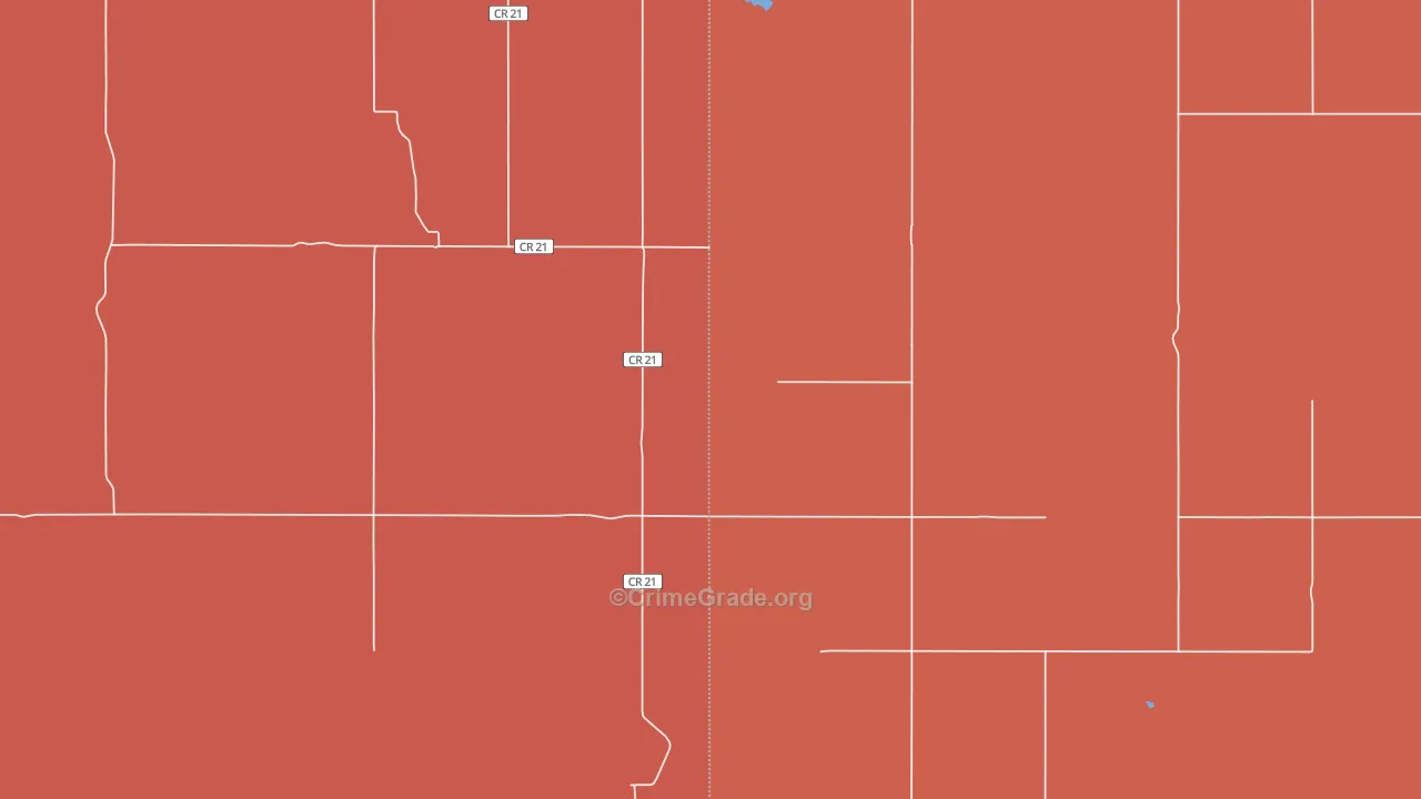 Thunder Hawk, SD Map of Robbery Rates