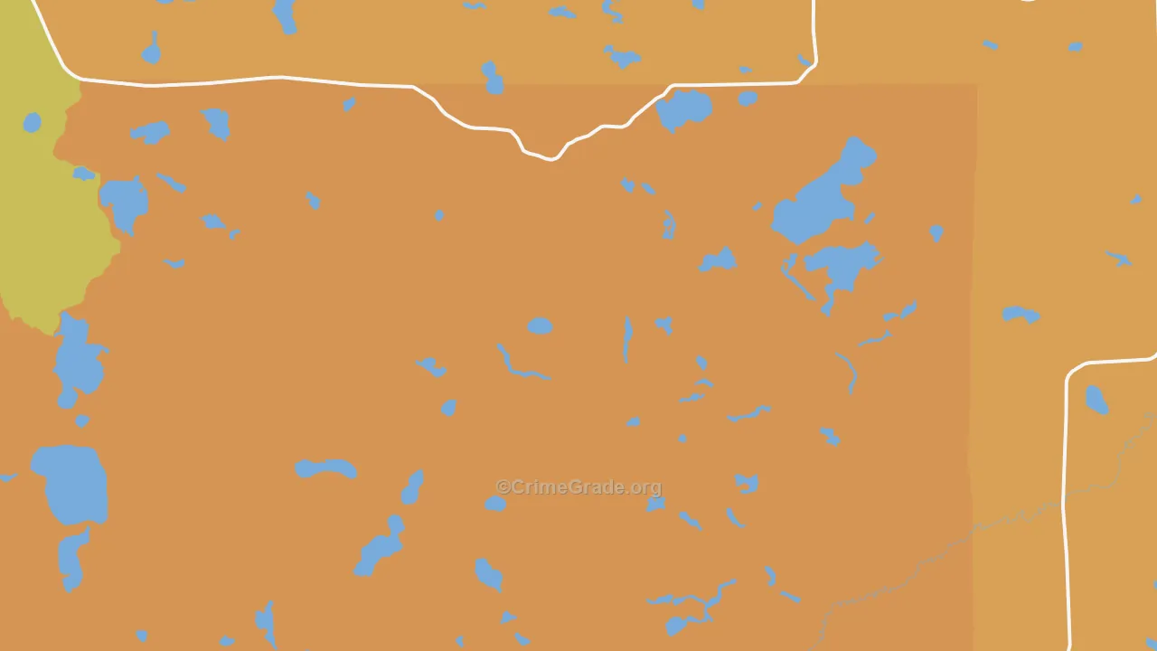 Togo, MN Map of Robbery Rates