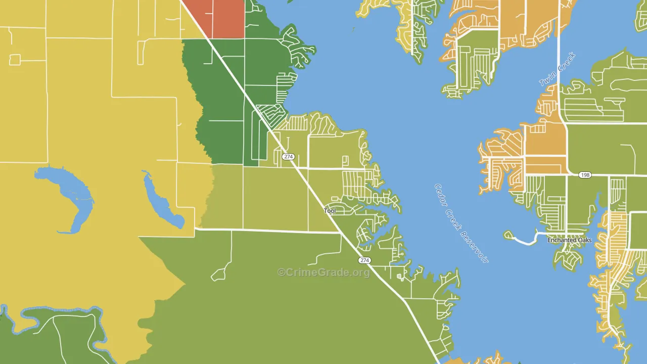 Tool, TX Map of Robbery Rates