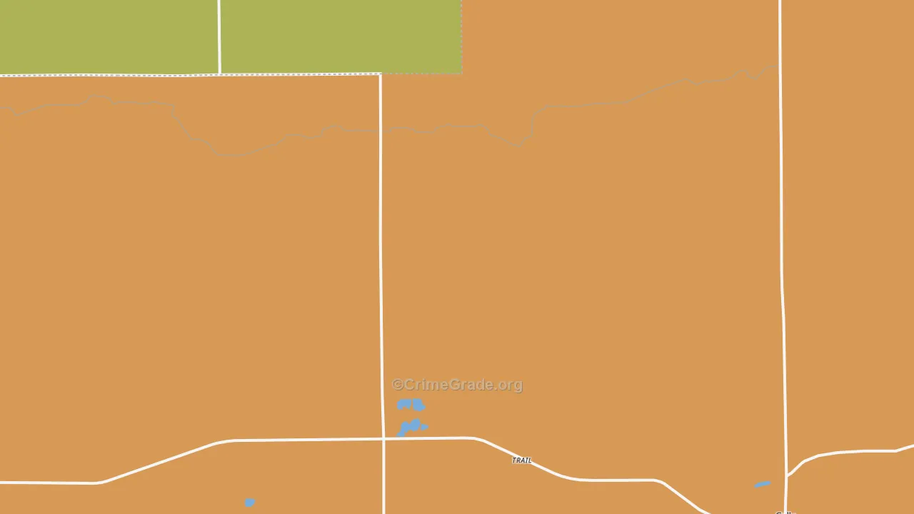 Trail, MN Map of Robbery Rates