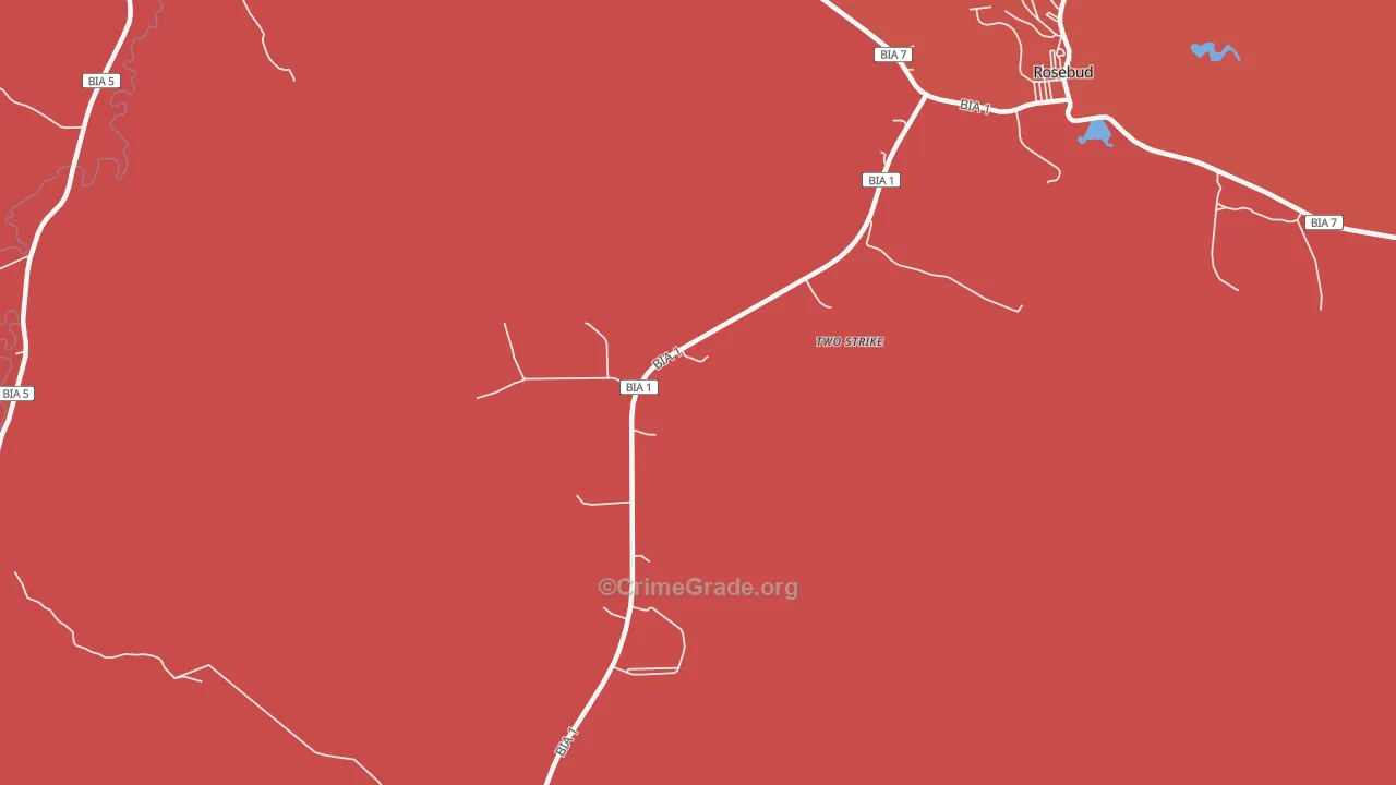 Two Strike, SD Map of Robbery Rates