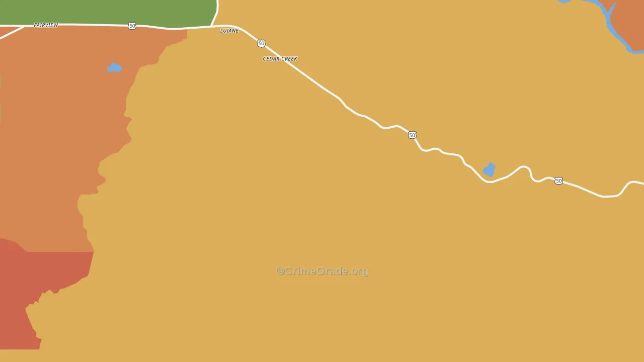 Uncompahgre, CO Map of Robbery Rates
