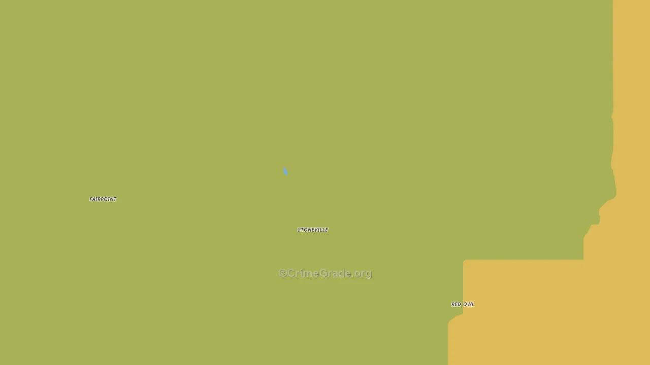 Union Center, SD Map of Robbery Rates