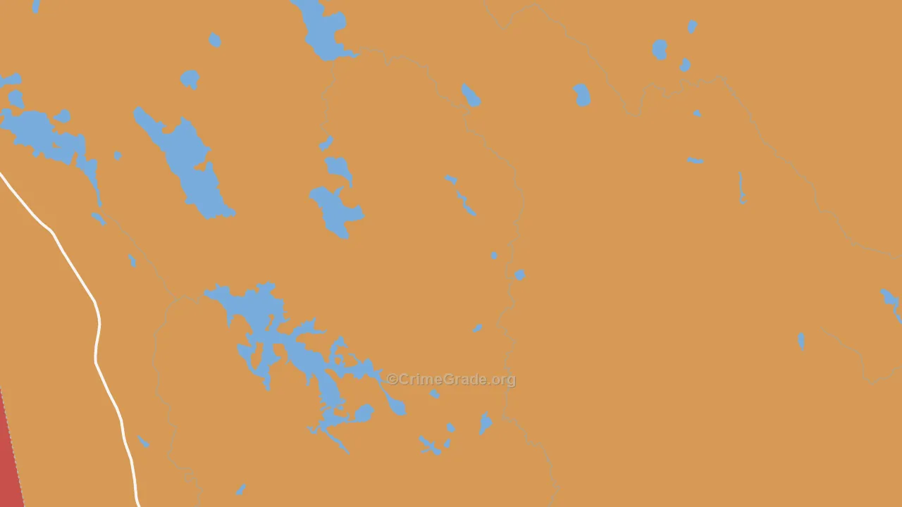 Unionville, ME Map of Robbery Rates