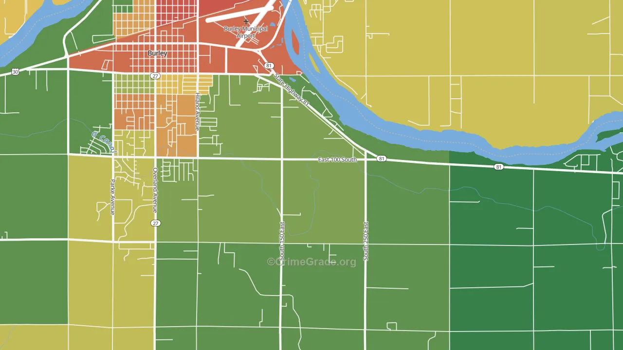 Unity, ID Map of Robbery Rates