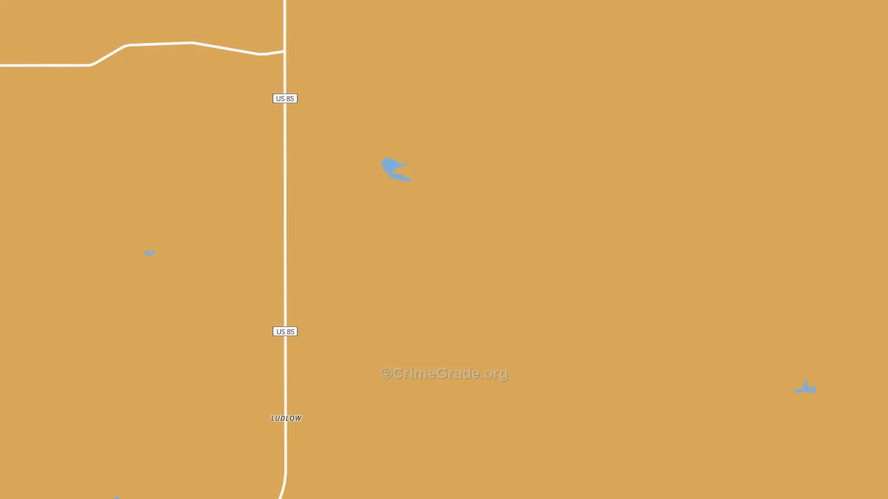 Vessey, SD Map of Robbery Rates