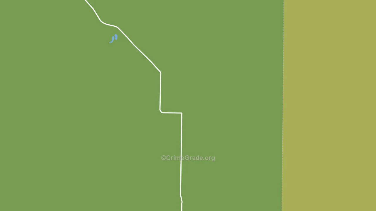 Vick, TX Map of Robbery Rates