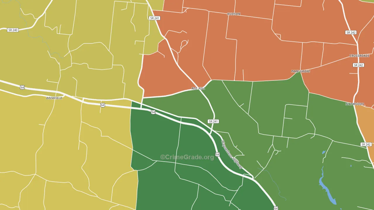 Weakly, TN Map of Robbery Rates
