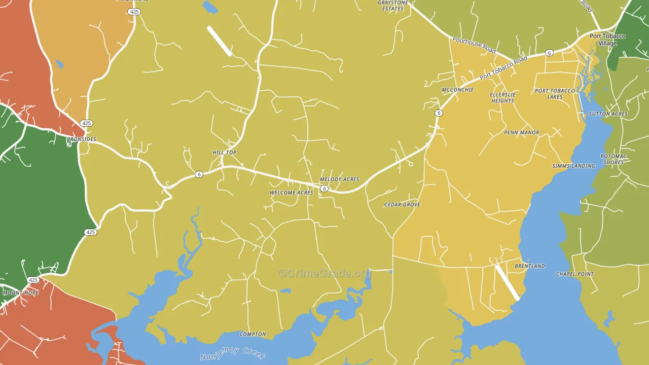 Welcome, MD Map of Robbery Rates