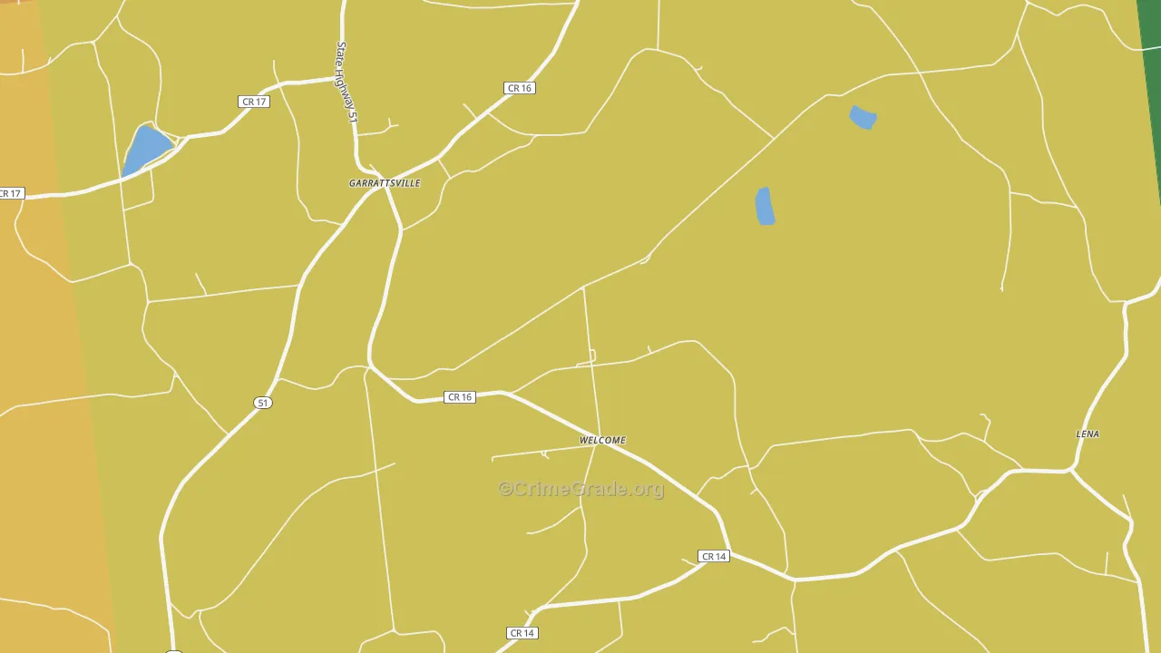 Welcome, NY Map of Robbery Rates