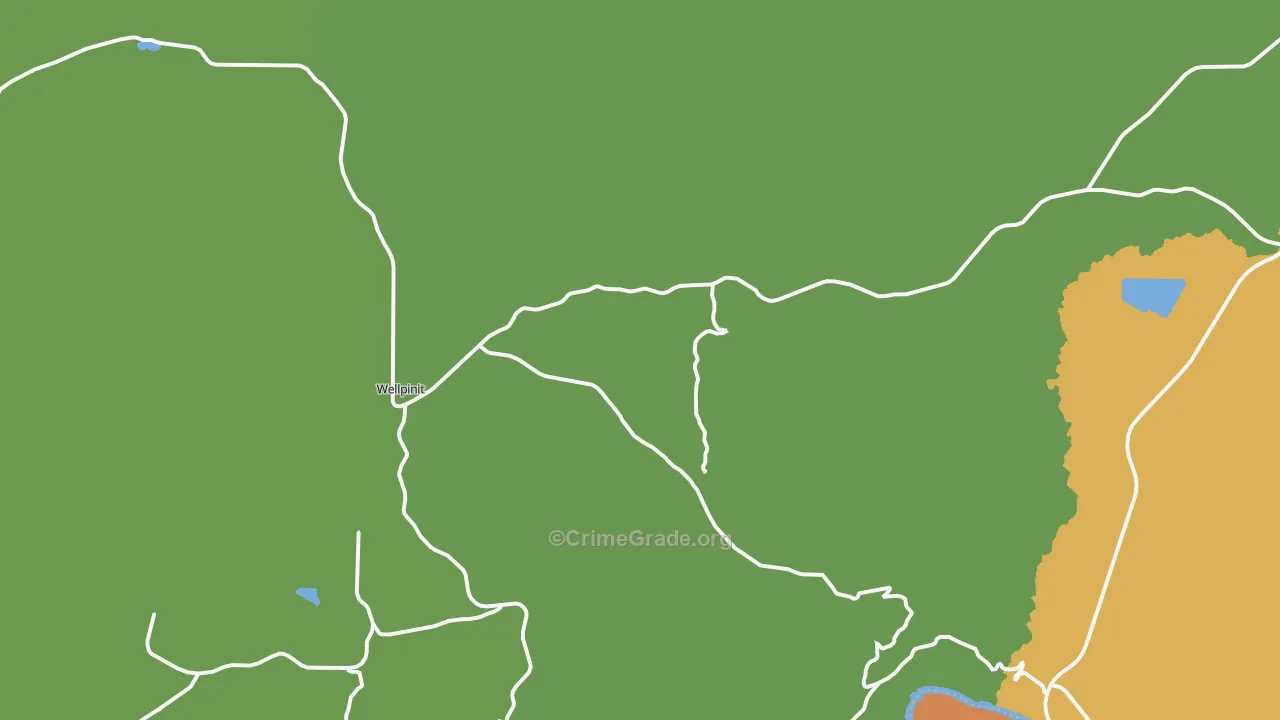 Wellpinit, WA Map of Robbery Rates
