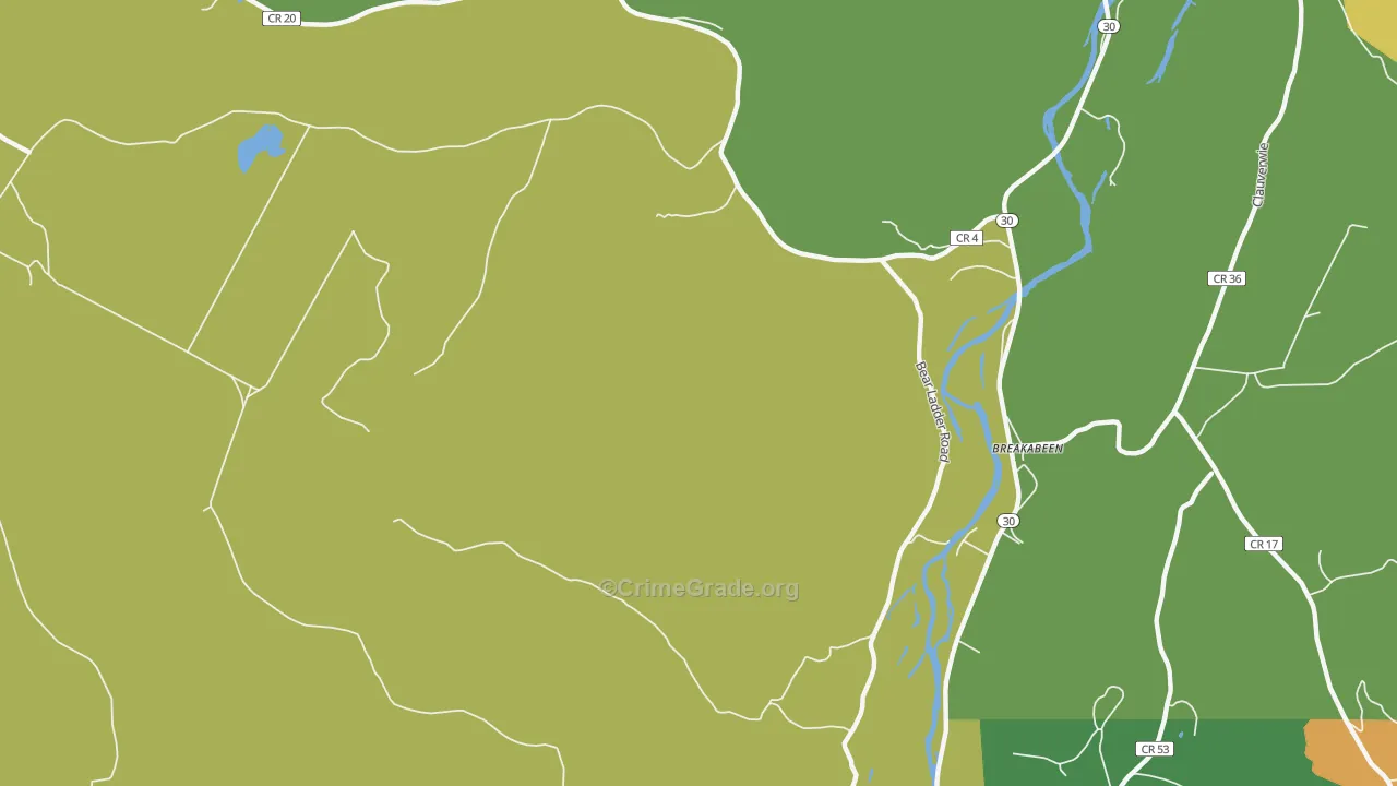 West Fulton, NY Map of Robbery Rates