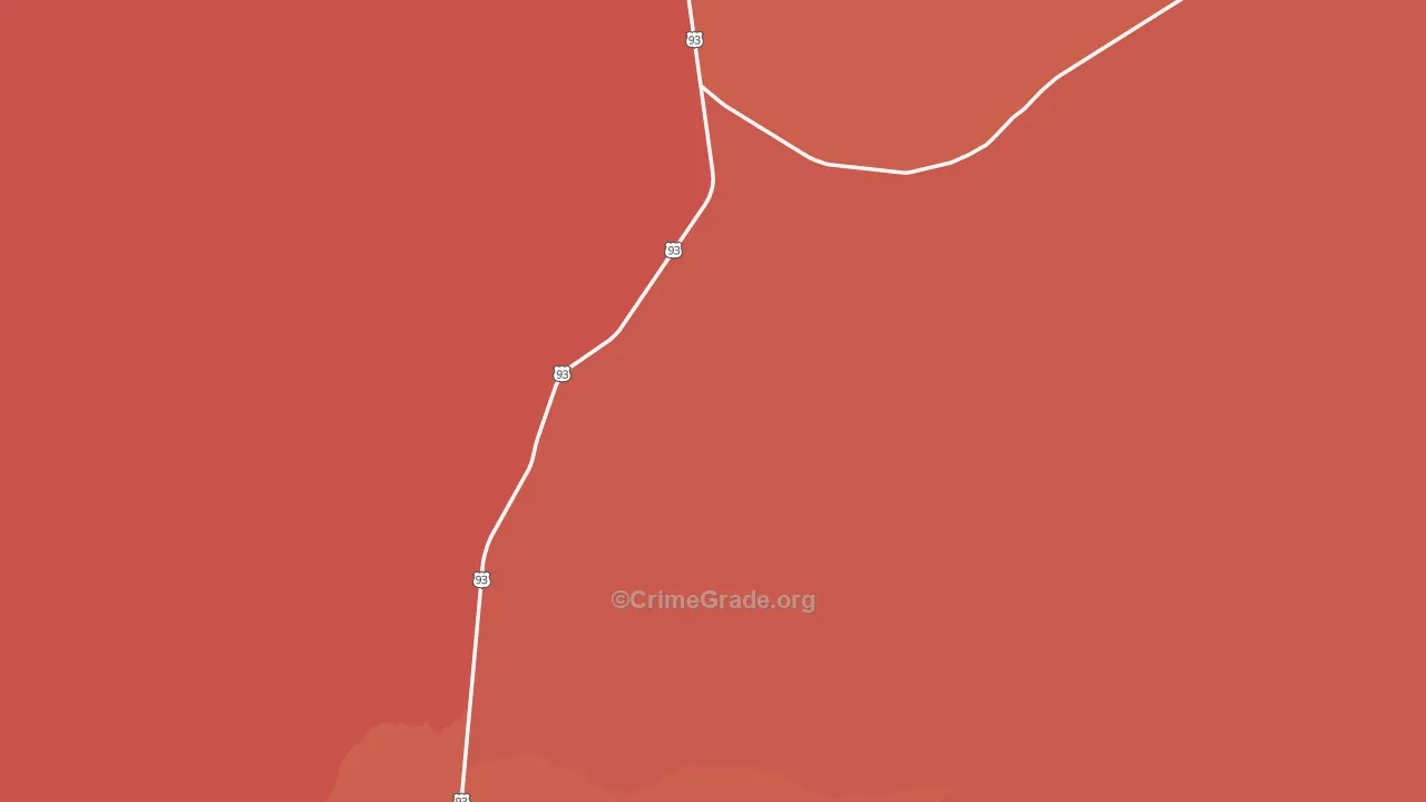 Wilkins, NV Map of Robbery Rates