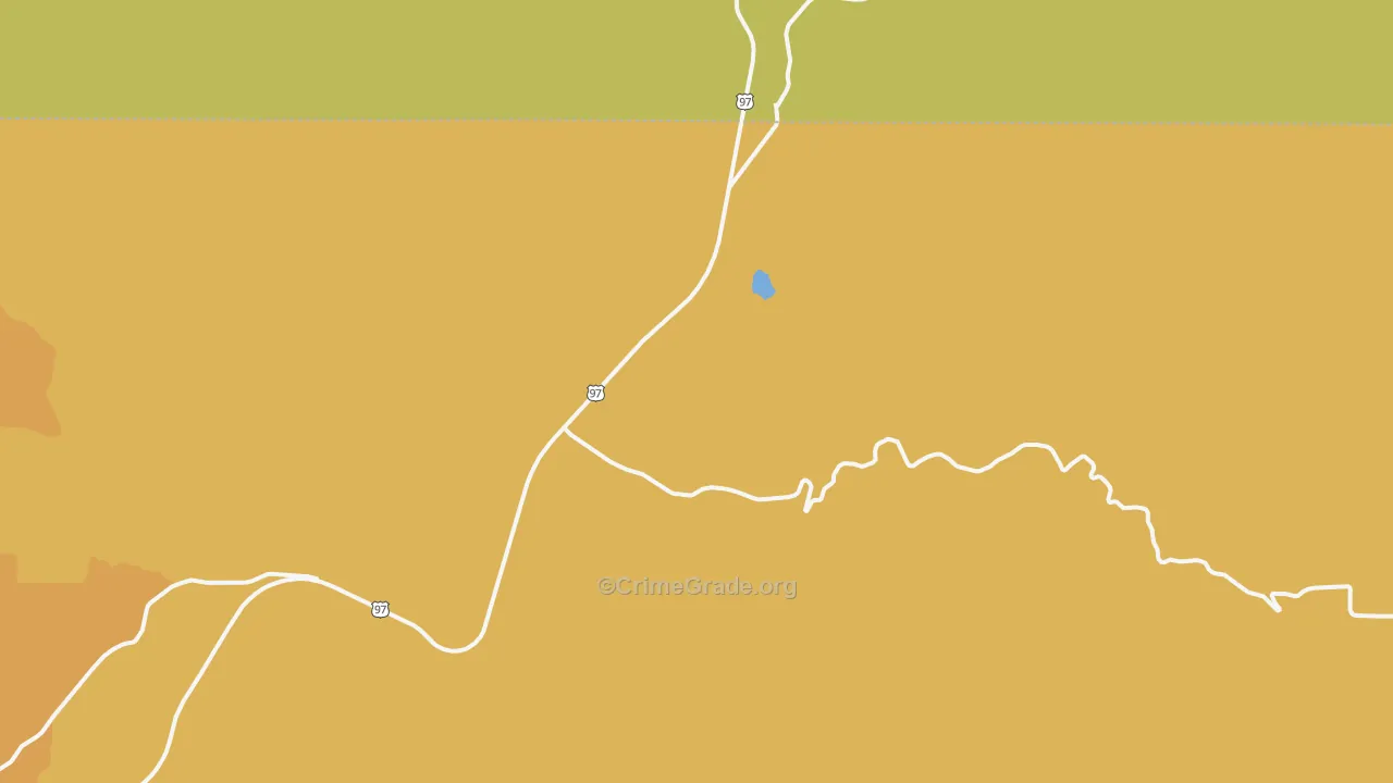 Willowdale, OR Map of Robbery Rates