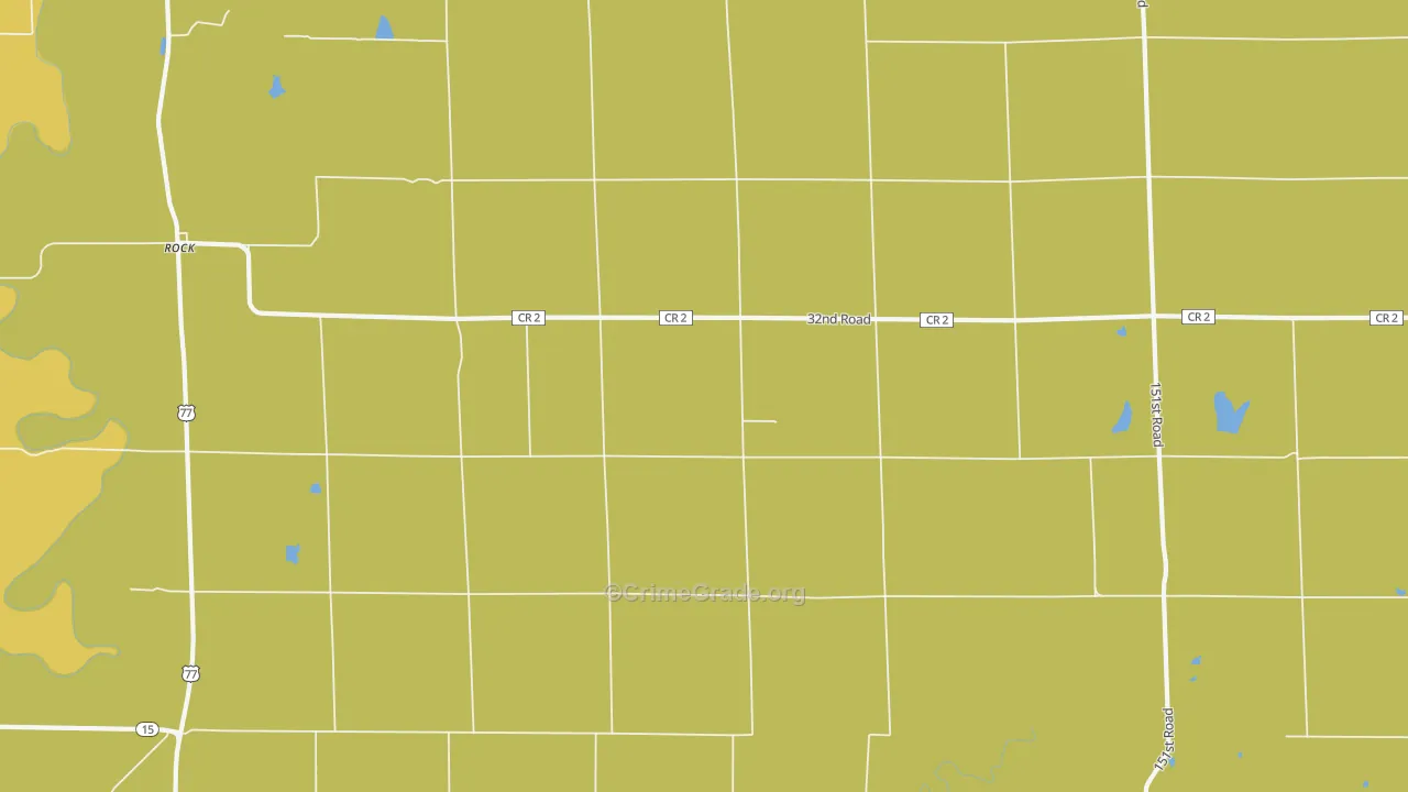 Wilmot, KS Map of Robbery Rates