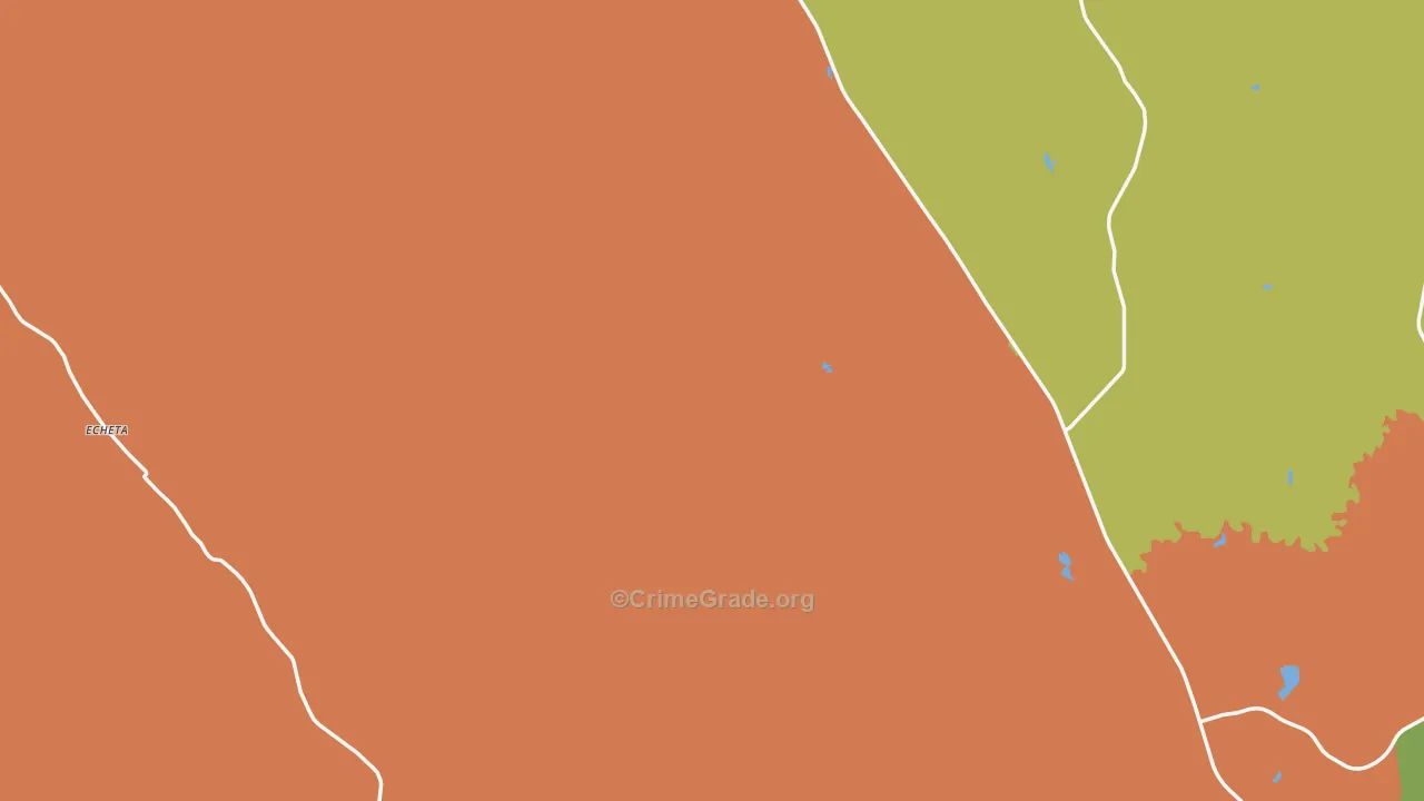 Wyodak, WY Map of Robbery Rates