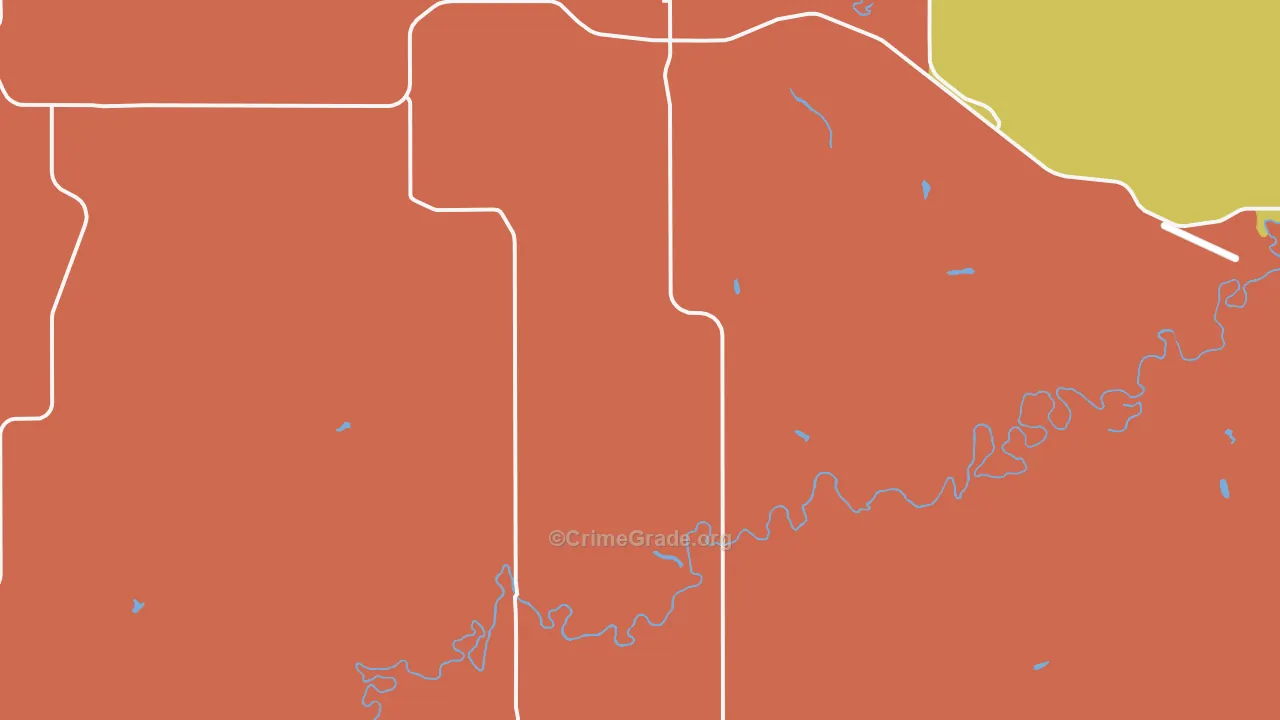 Zap, ND Map of Robbery Rates