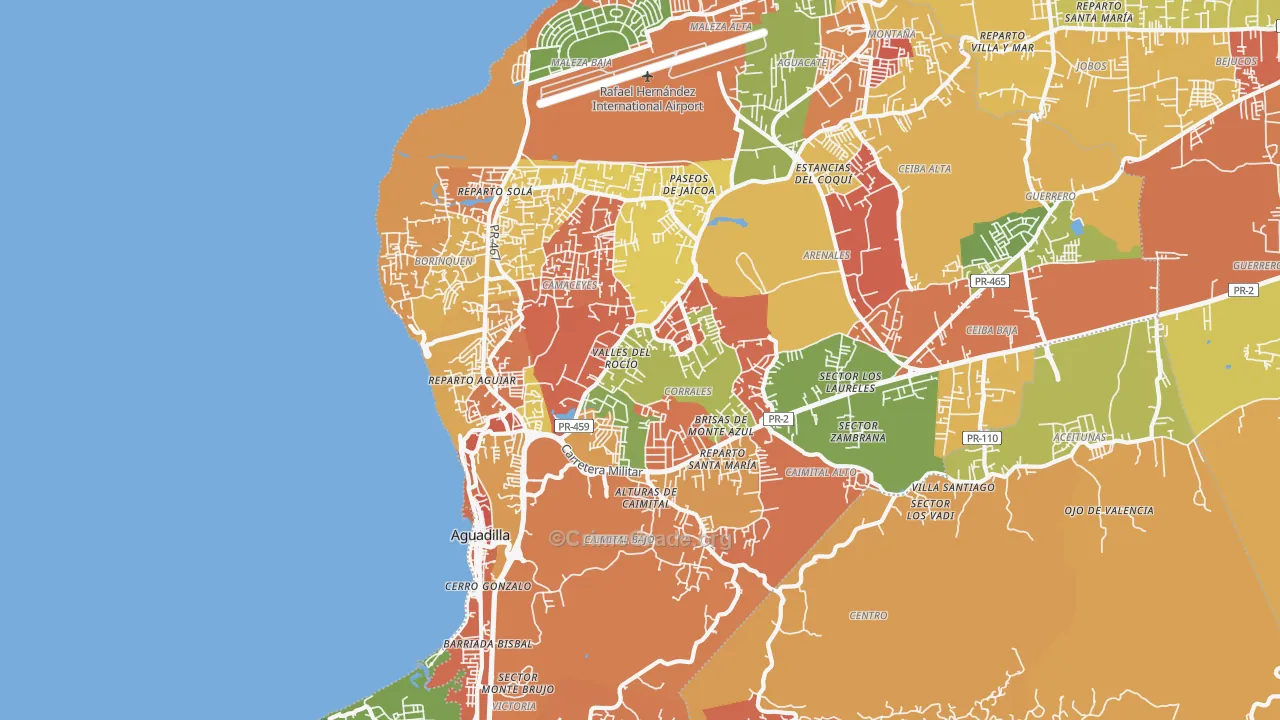 00603, PR Map of Theft Rates
