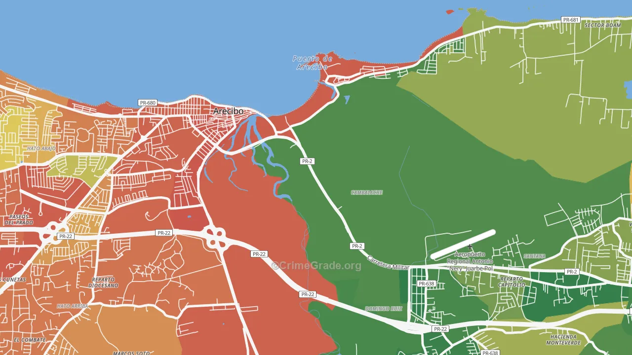 00614, PR Map of Theft Rates