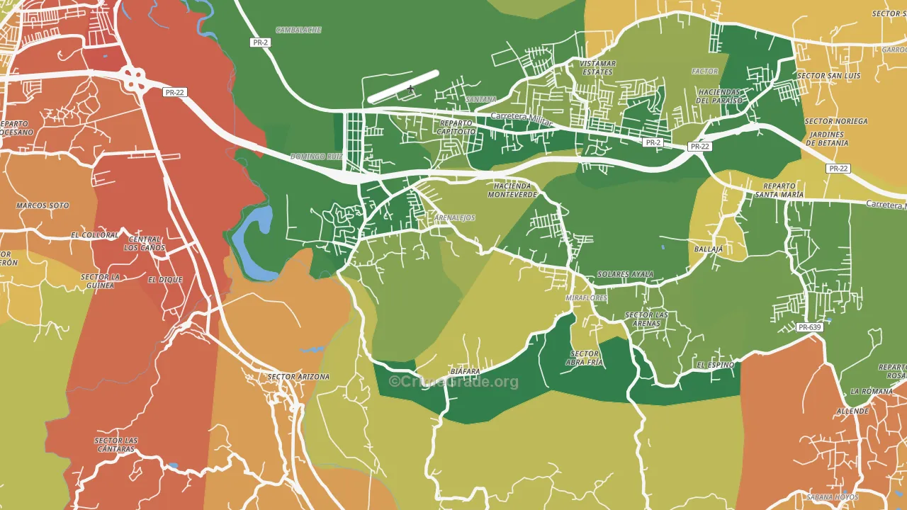 00616, PR Map of Theft Rates