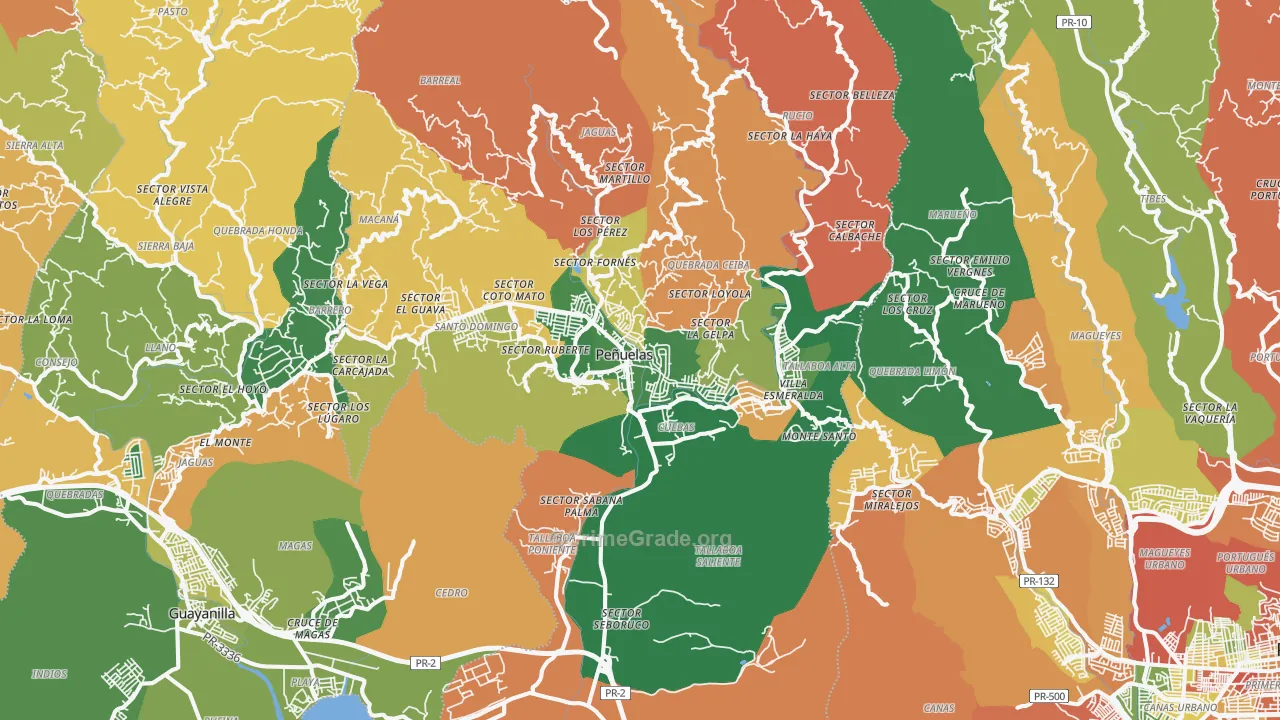 00624, PR Map of Theft Rates